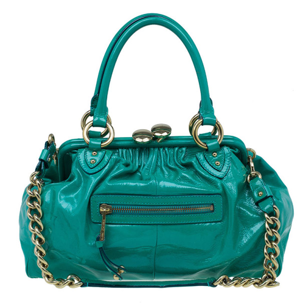 Marc Jacobs Turquoise Patent Stam