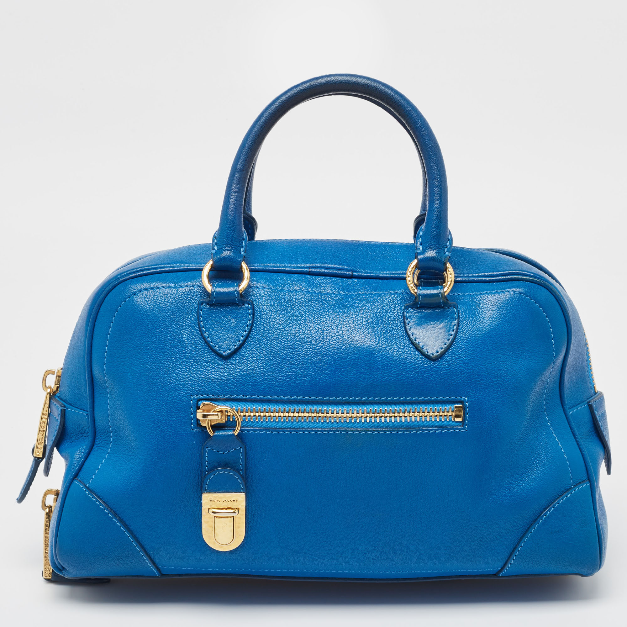 Pre-owned Marc Jacobs Blue Leather The Venetia Satchel