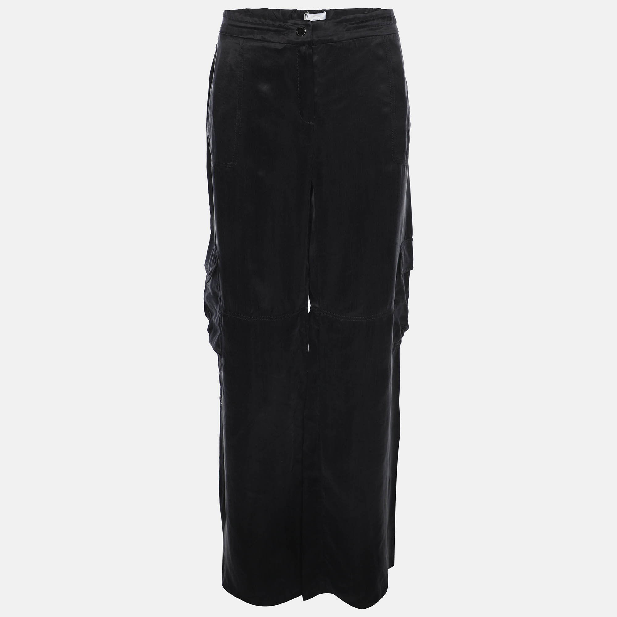 

Marina Rinaldi Midnight Blue Cupro Combat Trousers L, Navy blue