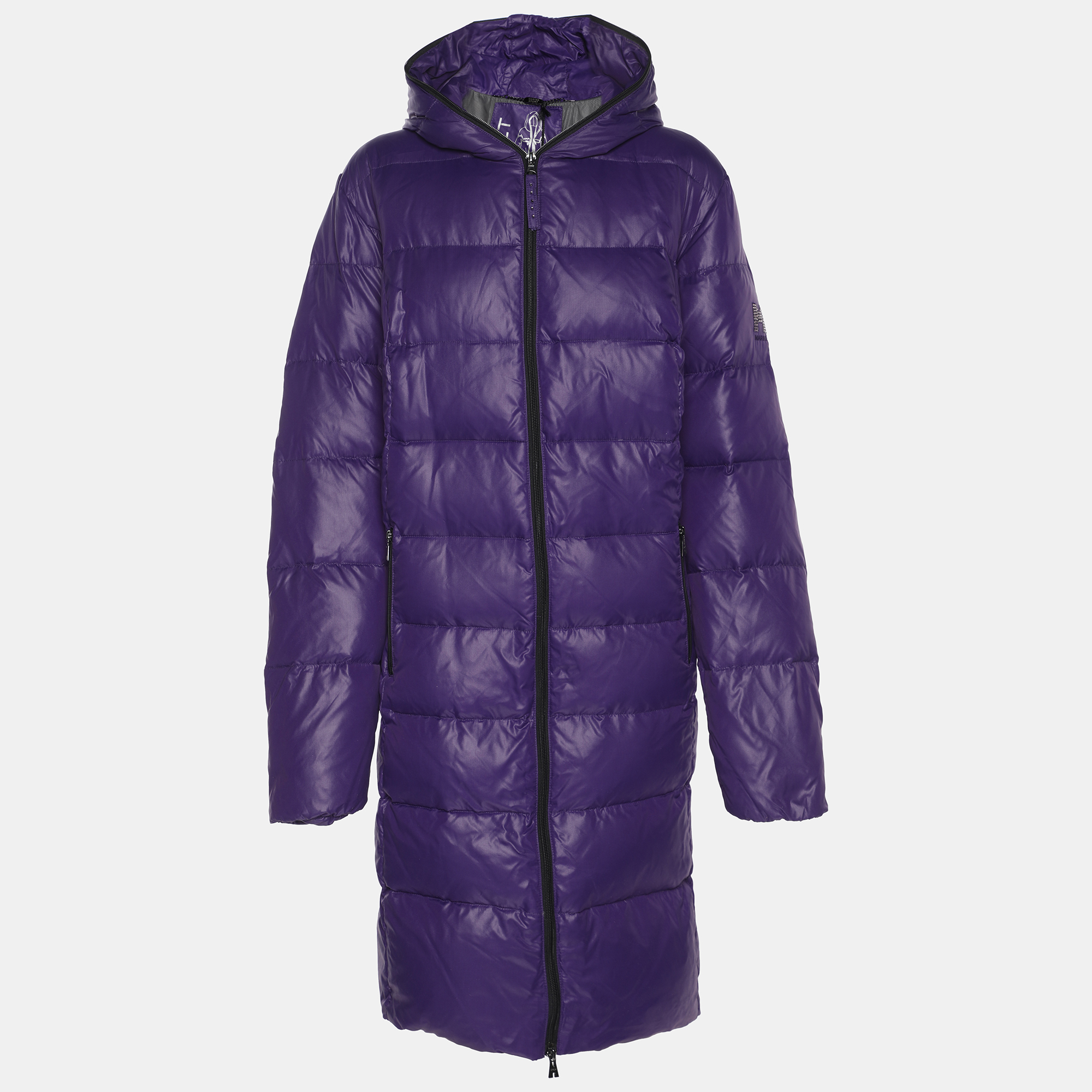

Marina Sport by Marina Rinaldi Purple Nylon Puffed Jacket L
