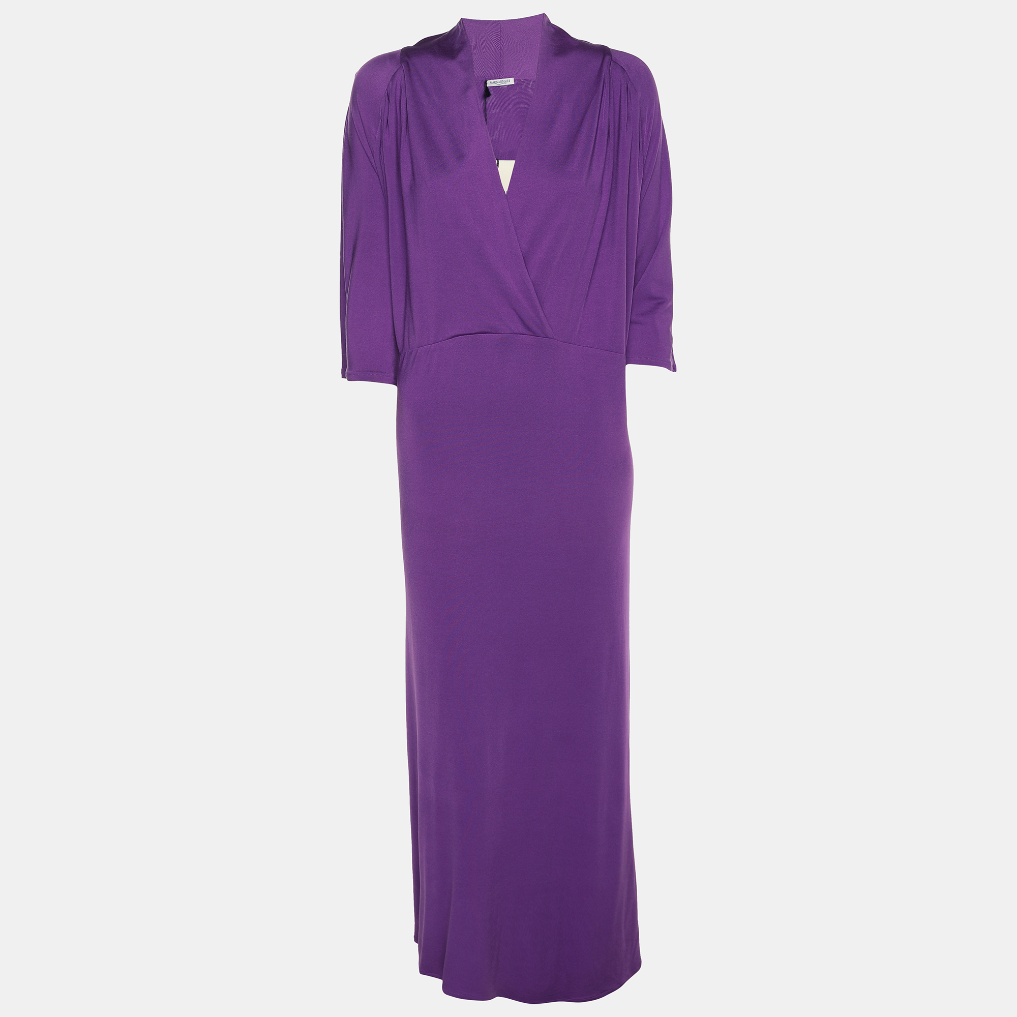 

Marina Rinaldi Purple Jersey Midi Dress