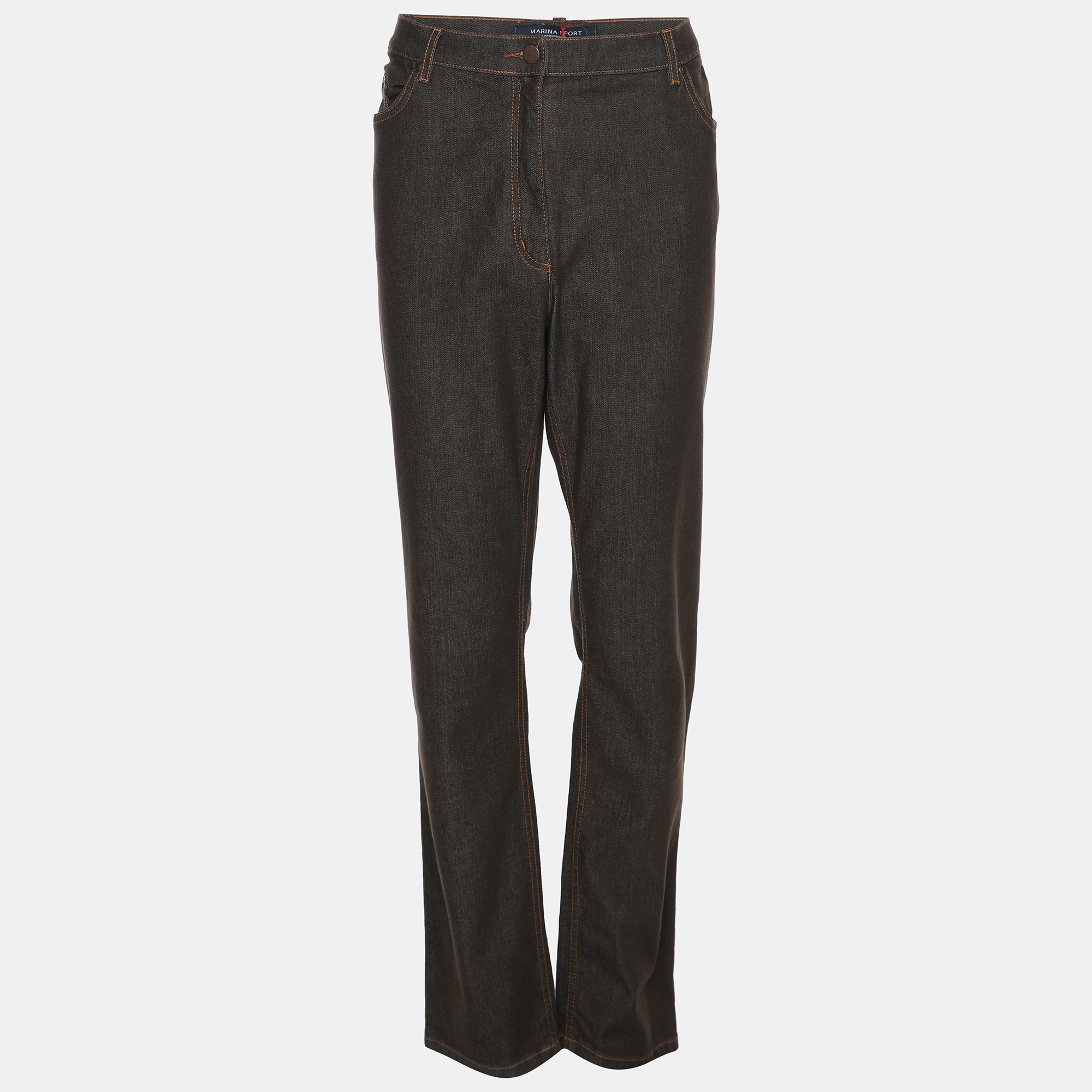 

Marina Sport by Marina Rinaldi Brown Denim Jeans L