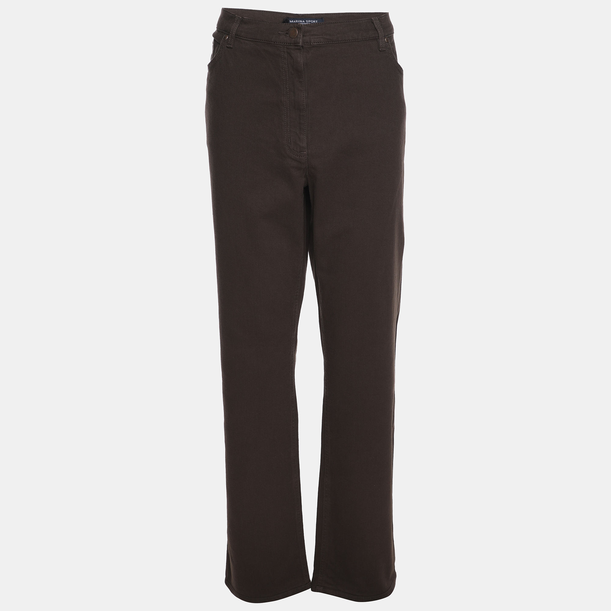 

Marina Sport by Marina Rinaldi Brown Denim Jeans L