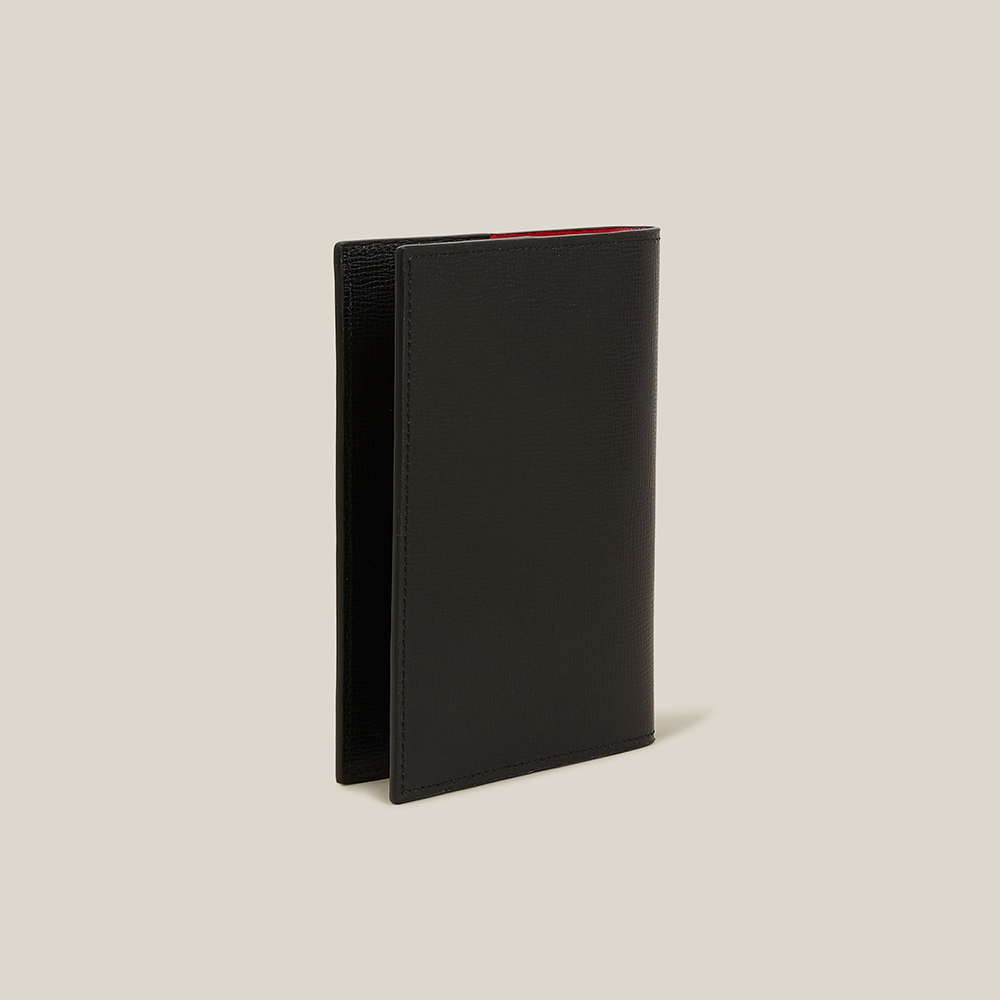 

MARK CROSS Black Saffianio Leather Passport Cover