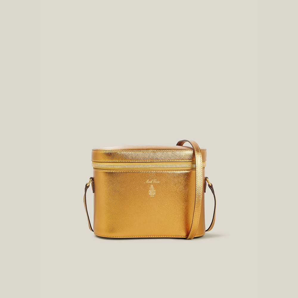 ginny metallic leather crossbody