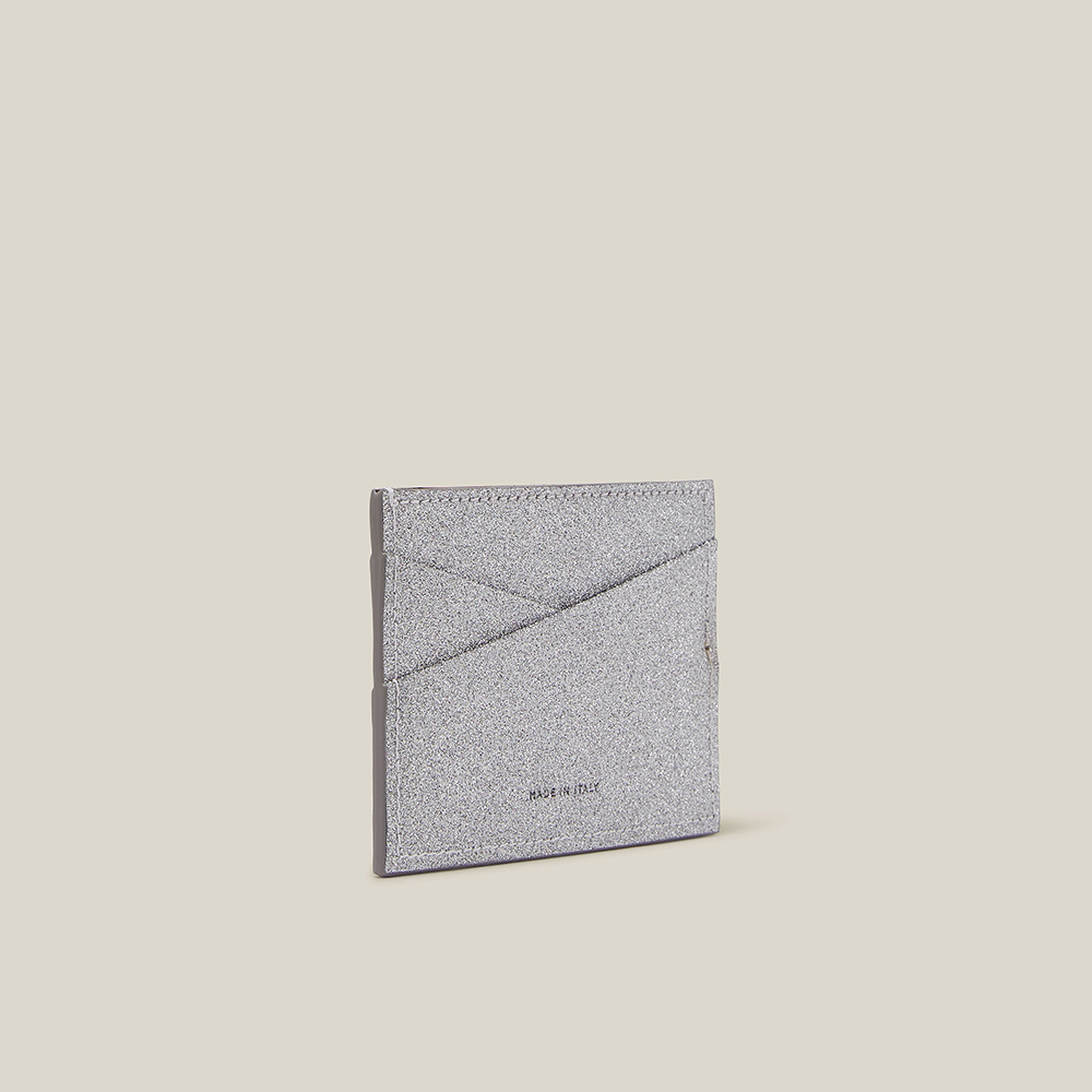 

MARK CROSS Metallic Glitter Leather Cardholder