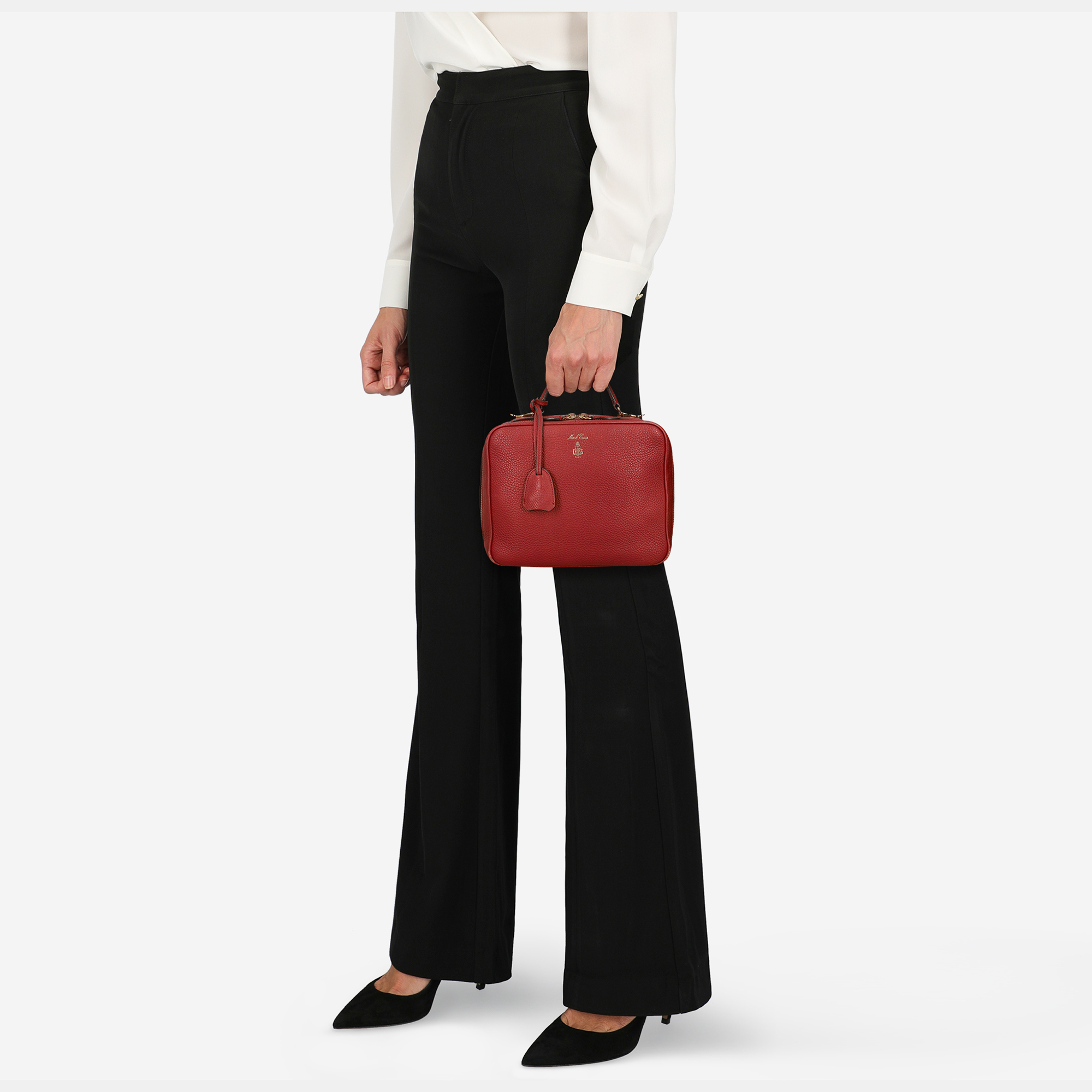 

Mark Cross Women's Leather Cross Body Bag - Red