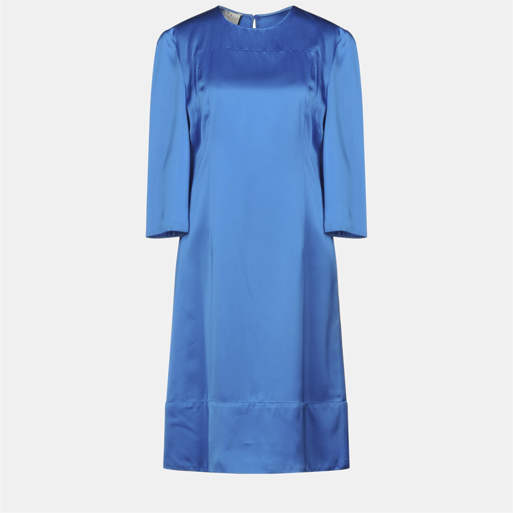 Pre-owned Marni Viscose Midi Dresses 42 In Blue