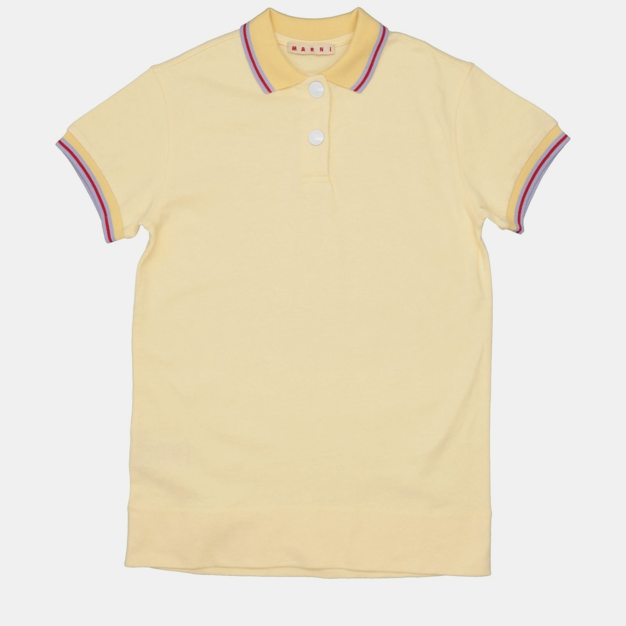 

Marni Yellow Knit Polo Dress Size 14
