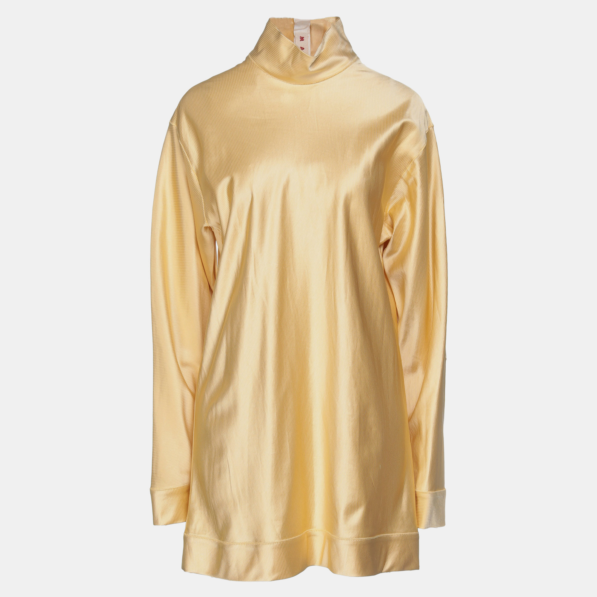 Pre-owned Marni Viscose Top 46 In Gold