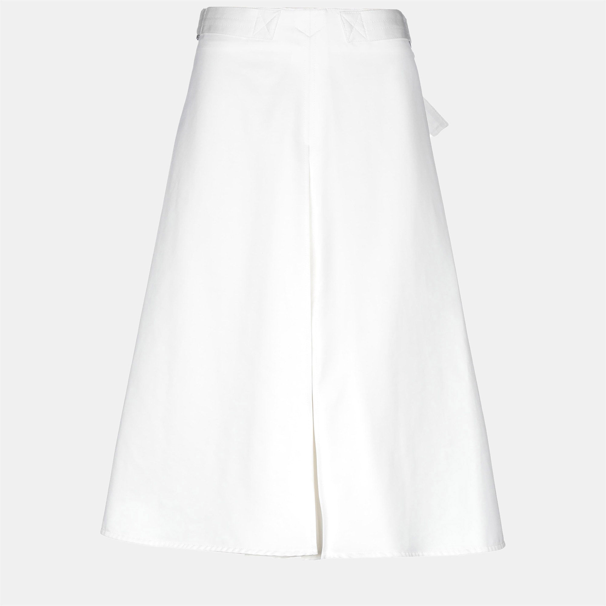 

Marni White Cotton Flared Midi Skirt  (IT 42