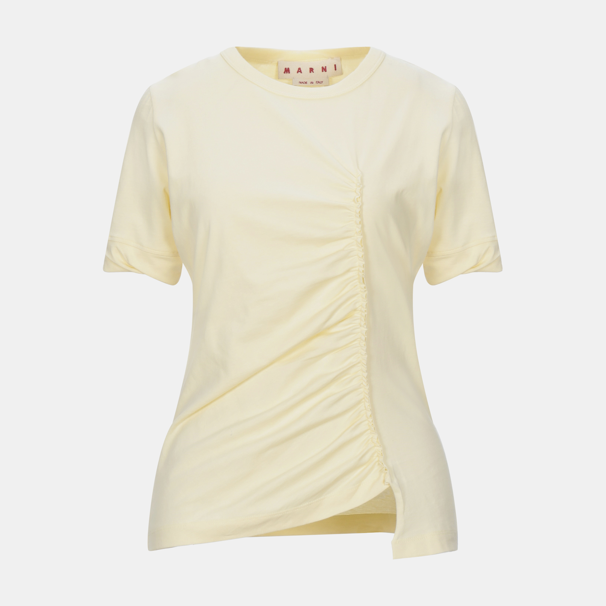 Pre-owned Marni Cotton T-shirt 40 In Yellow
