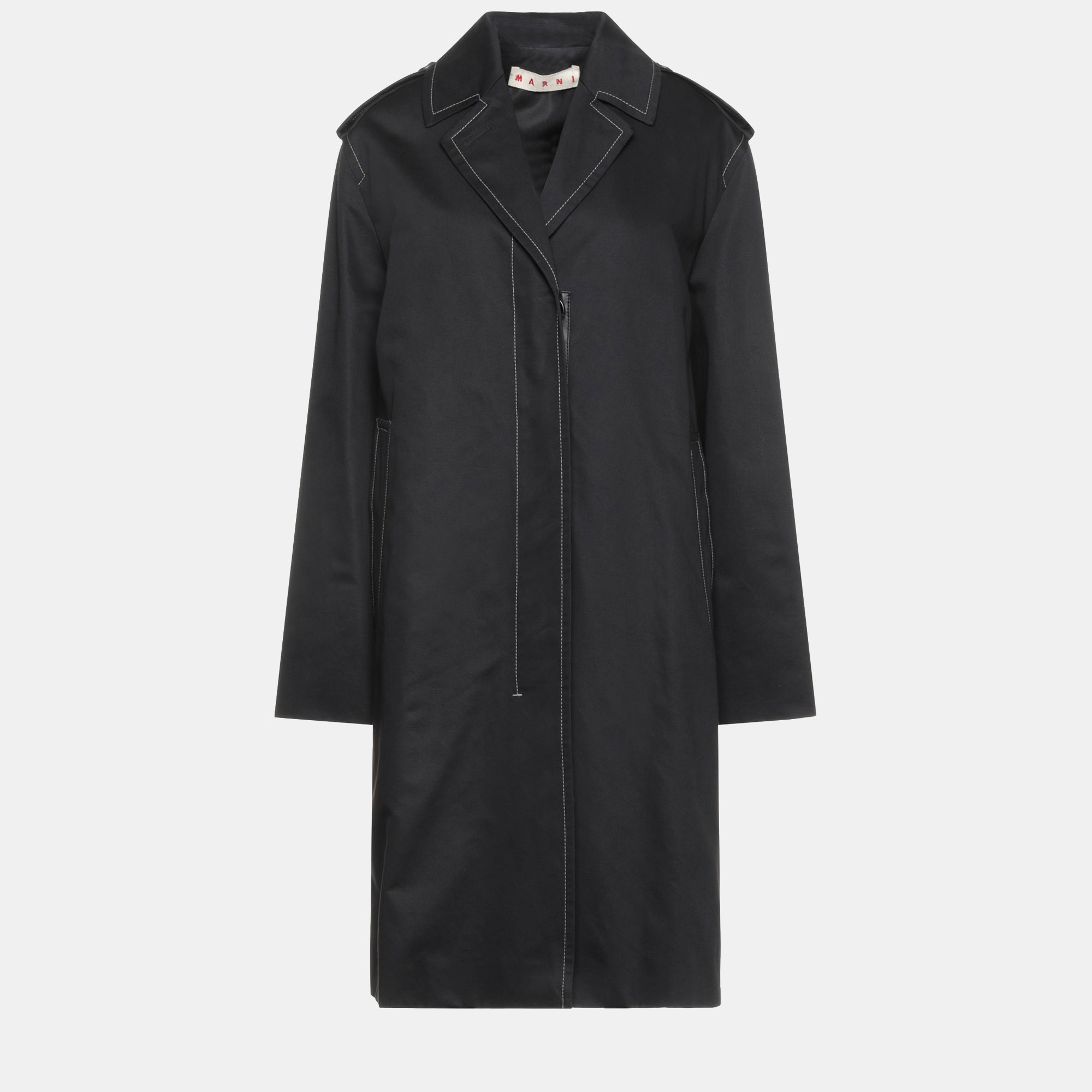 

Marni Cotton Overcoat 38, Black