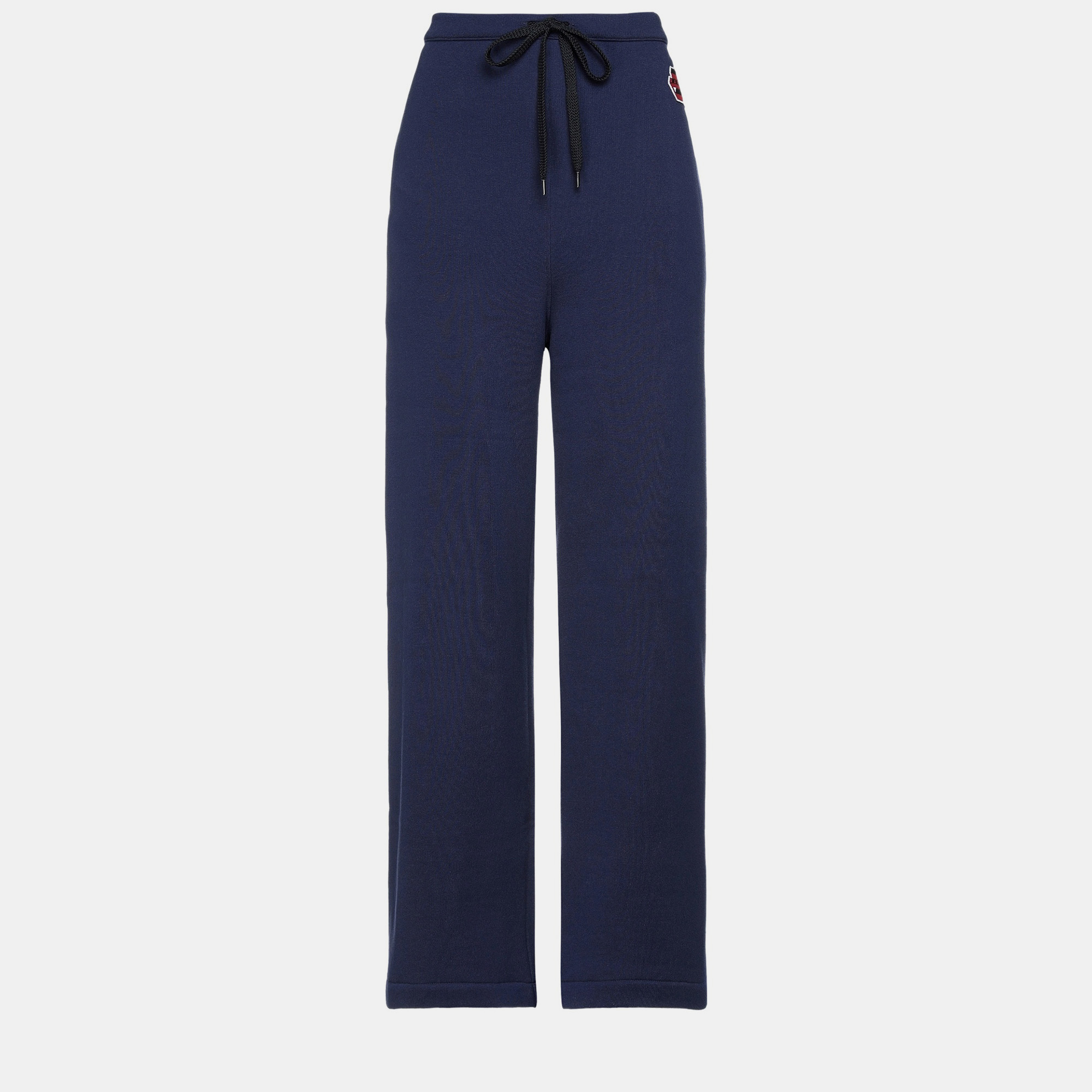 Pre-owned Marni Cotton Trousers 40 In Navy Blue