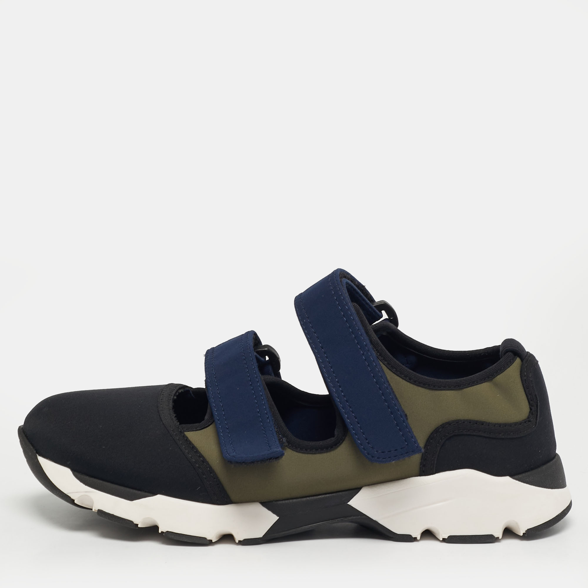 Pre-owned Marni Scarpa Size 36 Multicolor Nylon Low Top Sneakers