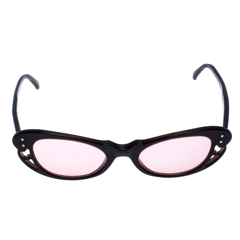 

Marni Dark Brown/Pink MA 107S Butterfly Sunglasses