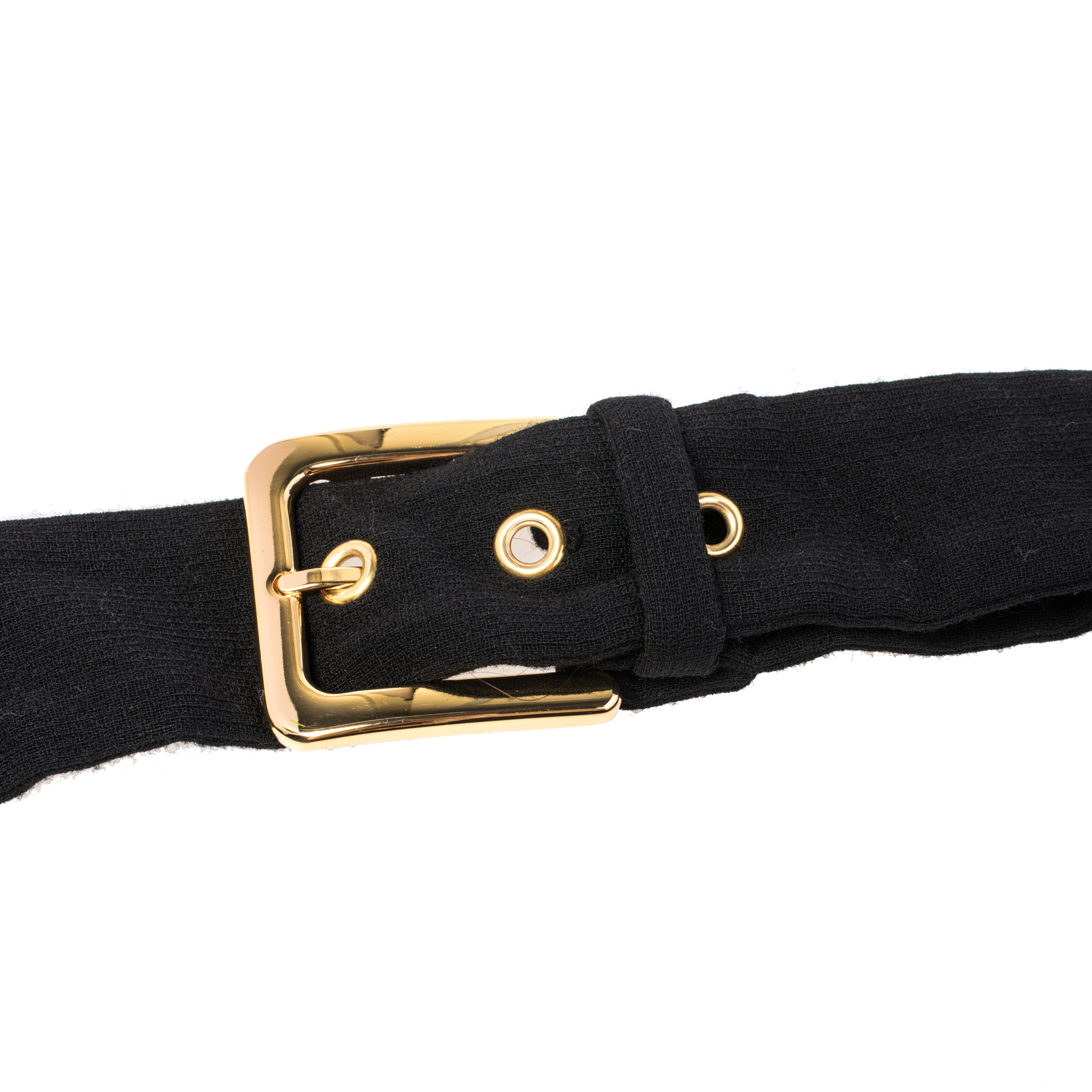 

Marni Black Fabric Bow Belt