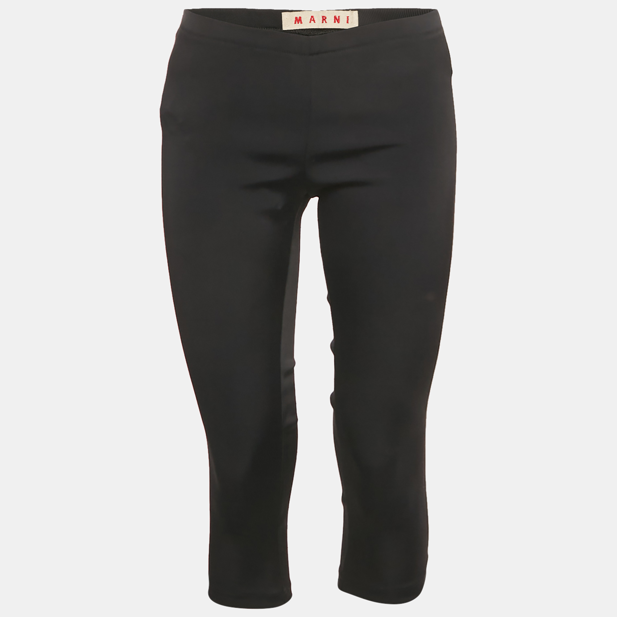 

Marni Black Knit Cropped Leggings S