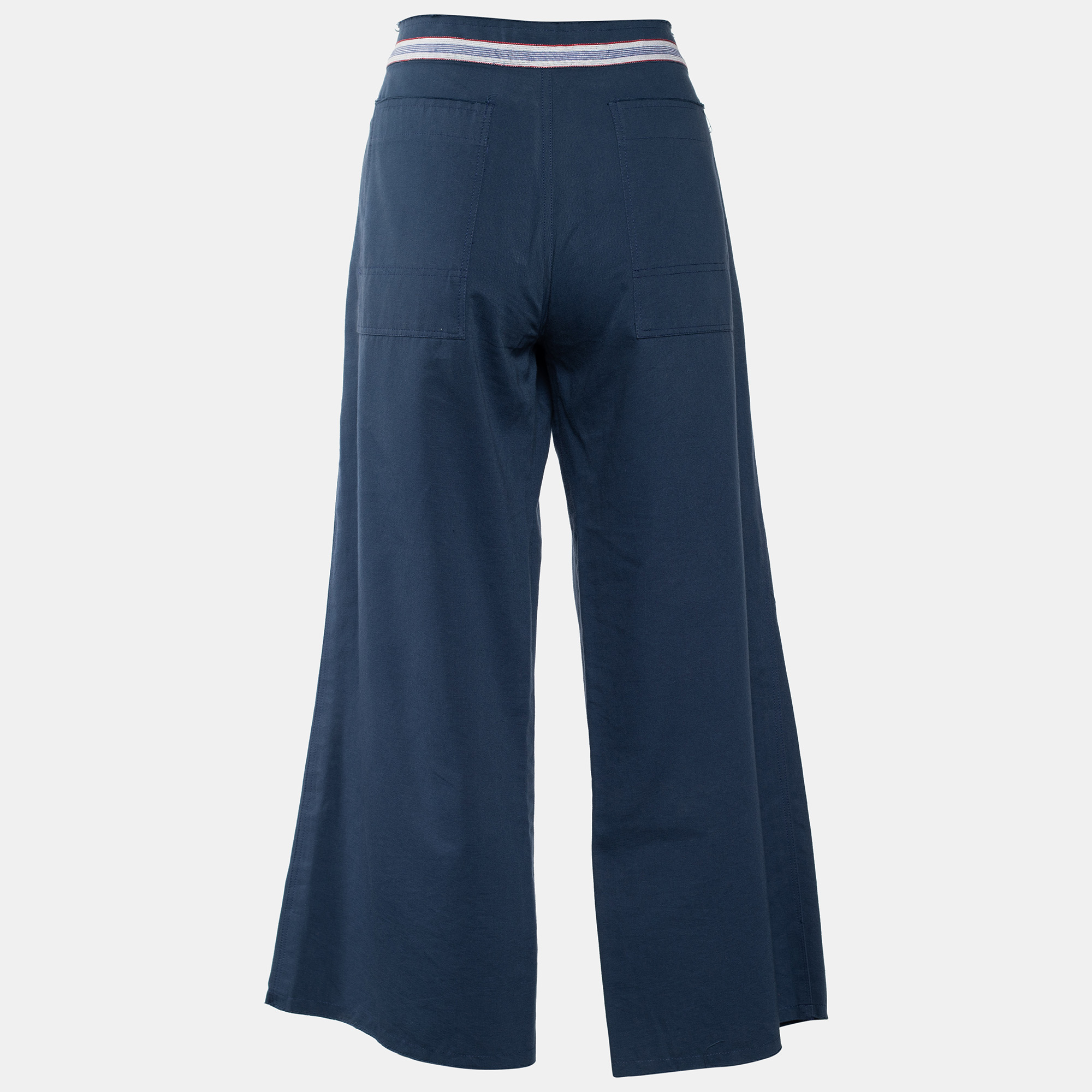 

Marni Blue Cotton Cropped Trousers /Waist 34