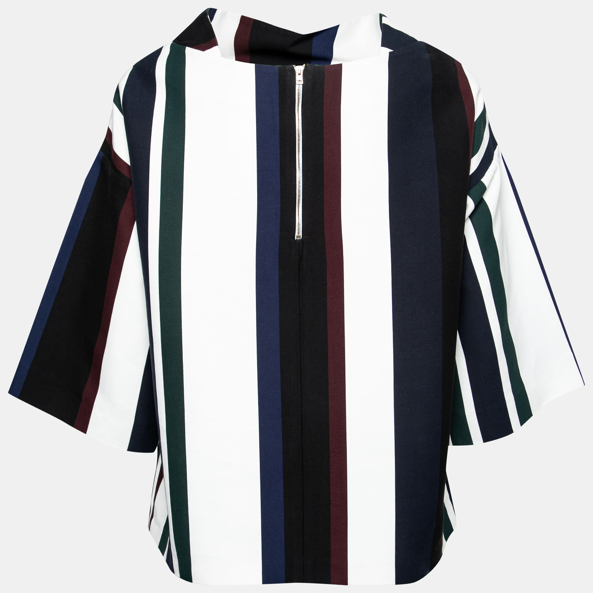 

Marni Multicolor Striped Cotton Short Sleeves Top