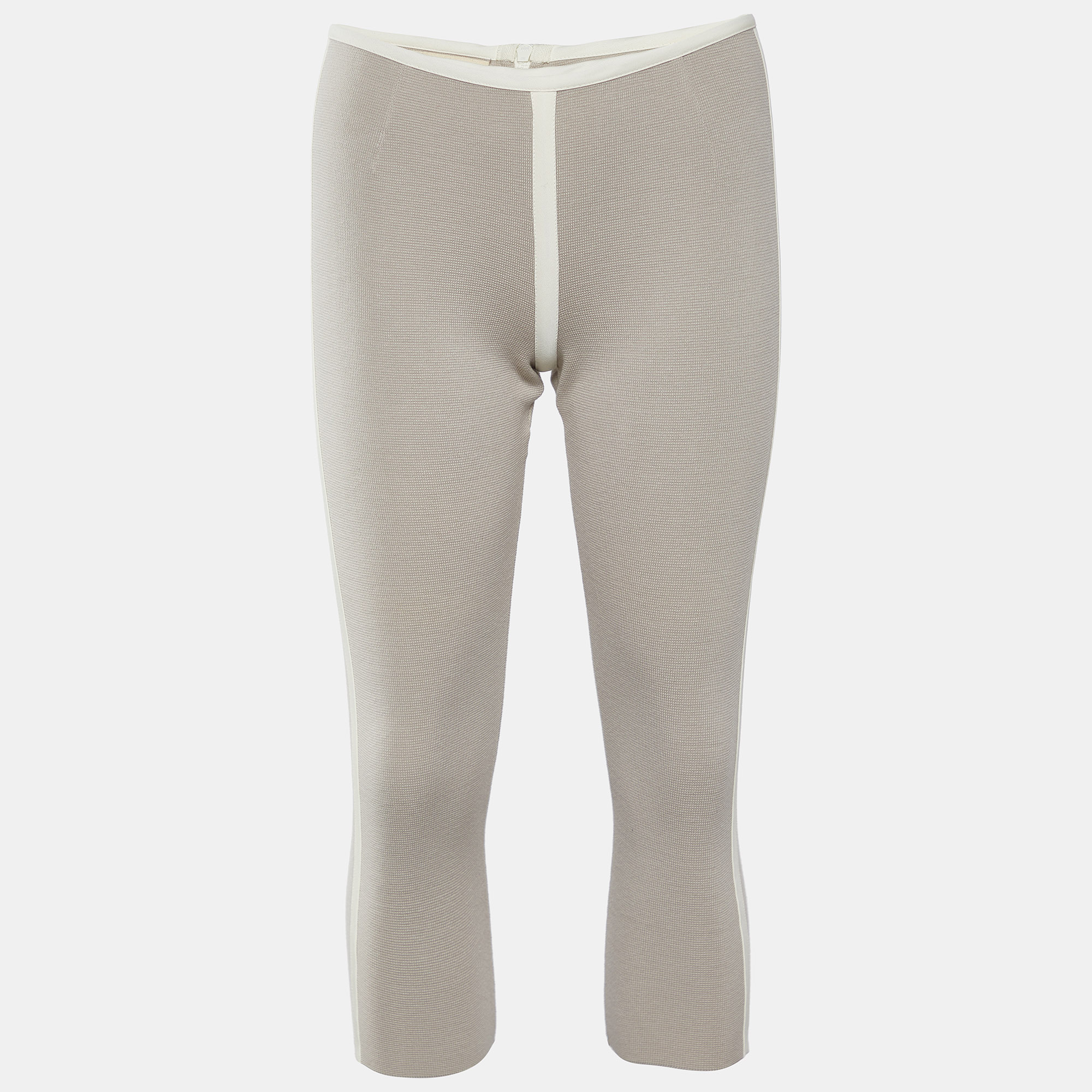 Pre-owned Marni Beige Cotton Knit Capri Pants S
