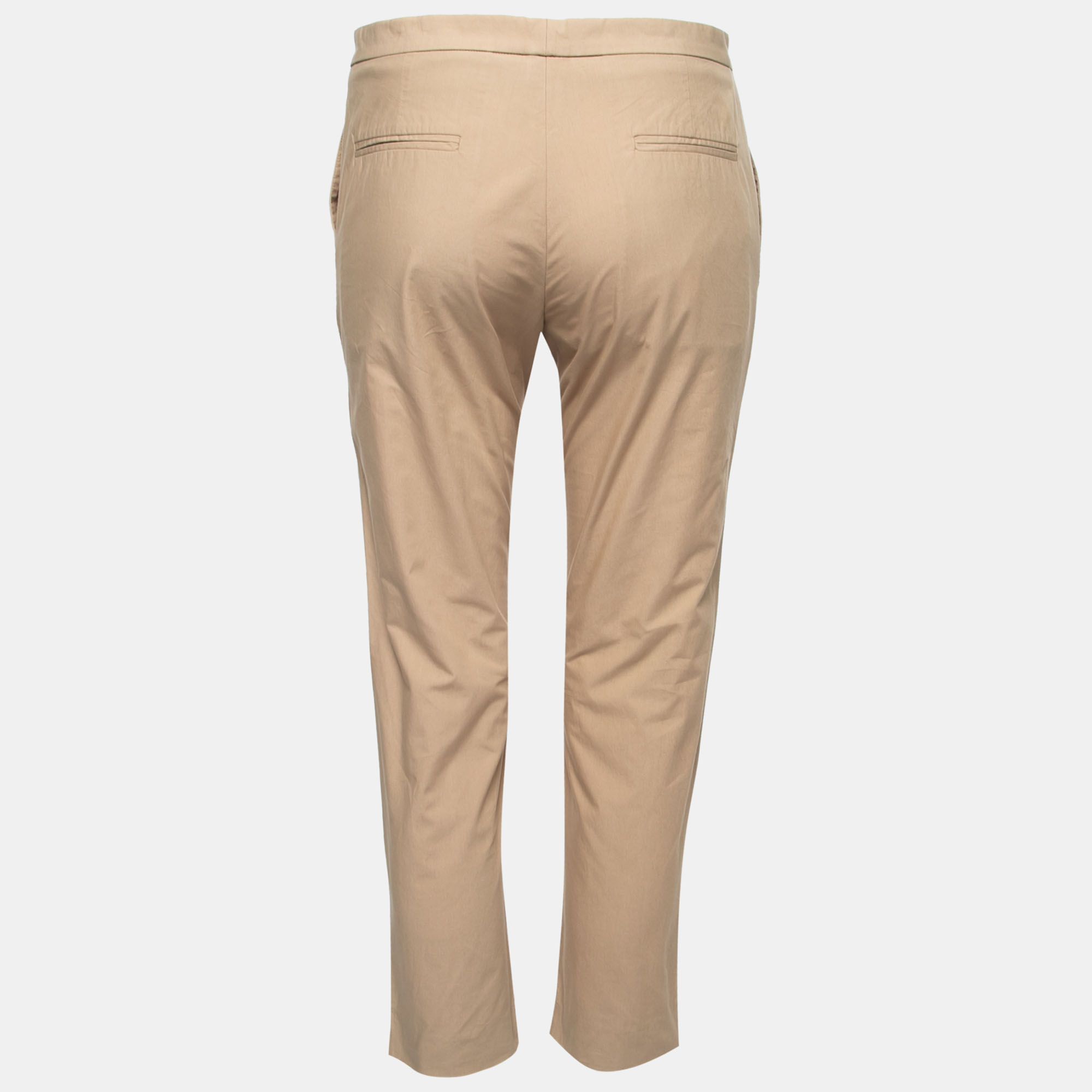 

Marni Beige Cotton Straight Leg Trousers