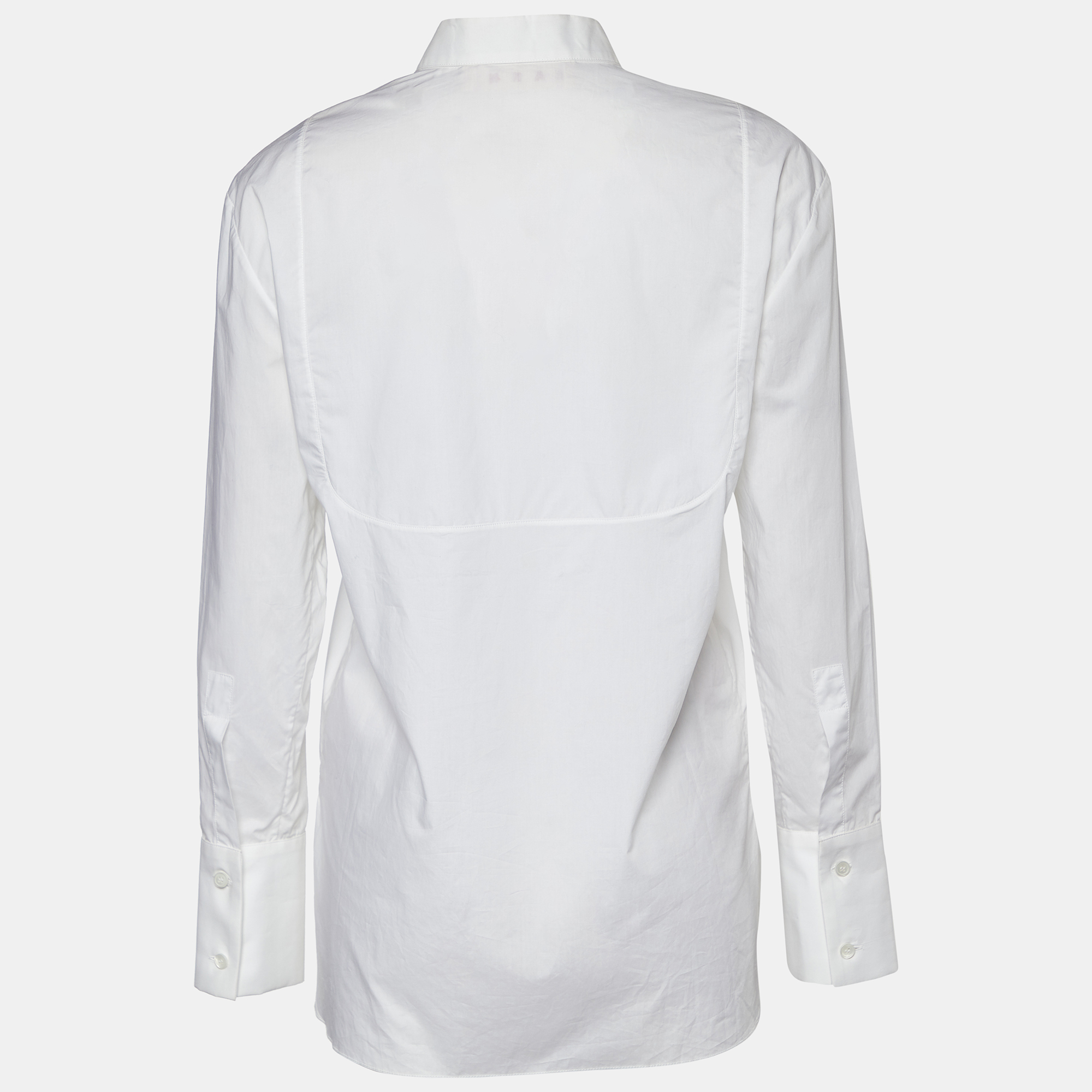 

Marni White Cotton Long Sleeve Button Front Shirt