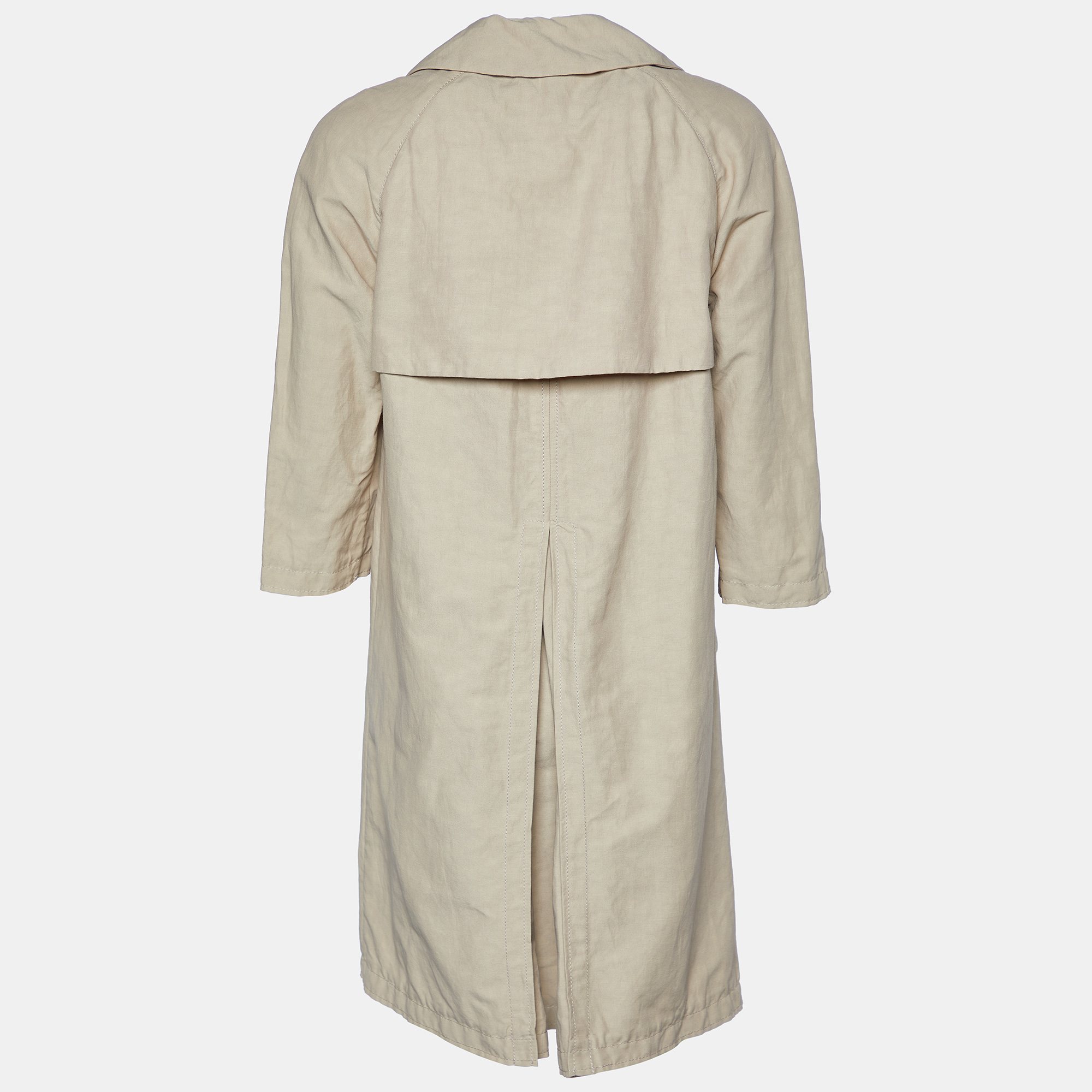 

Marni Brown Cotton & Linen Trench Coat