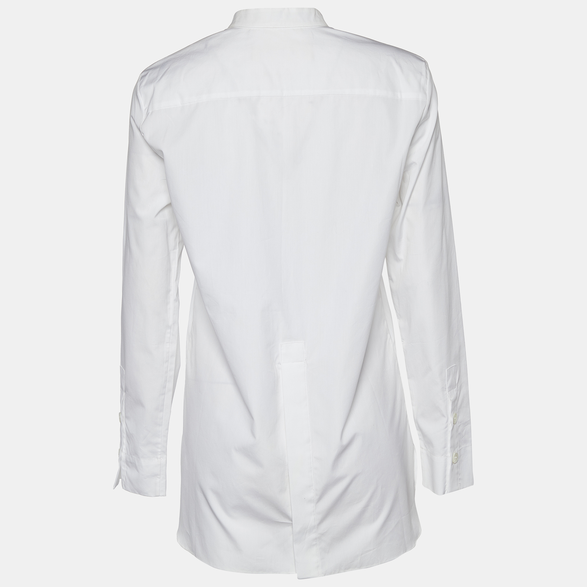 

Marni White Cotton Button Front Long Shirt