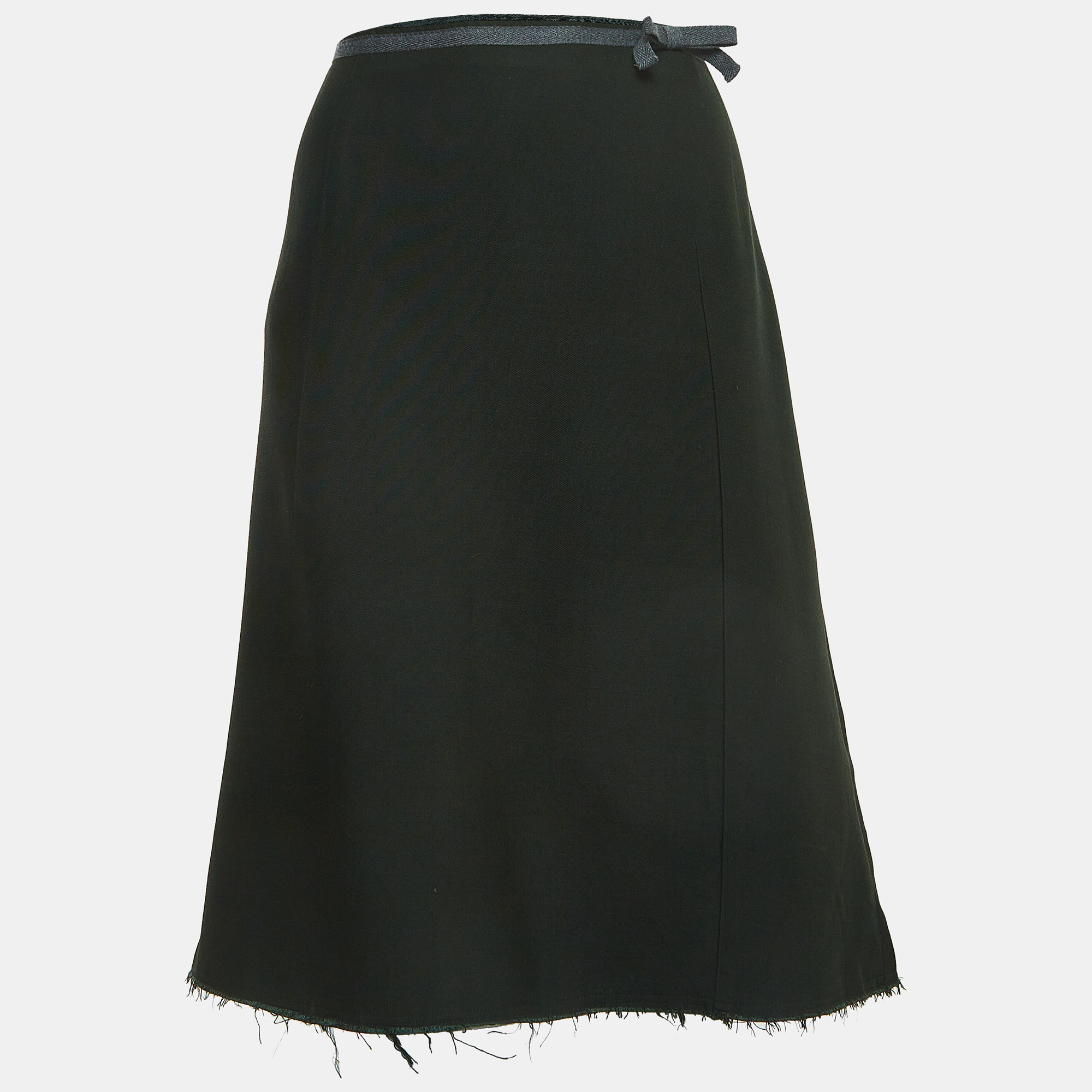 

Marni Dark Green Wool Blend Midi Skirt