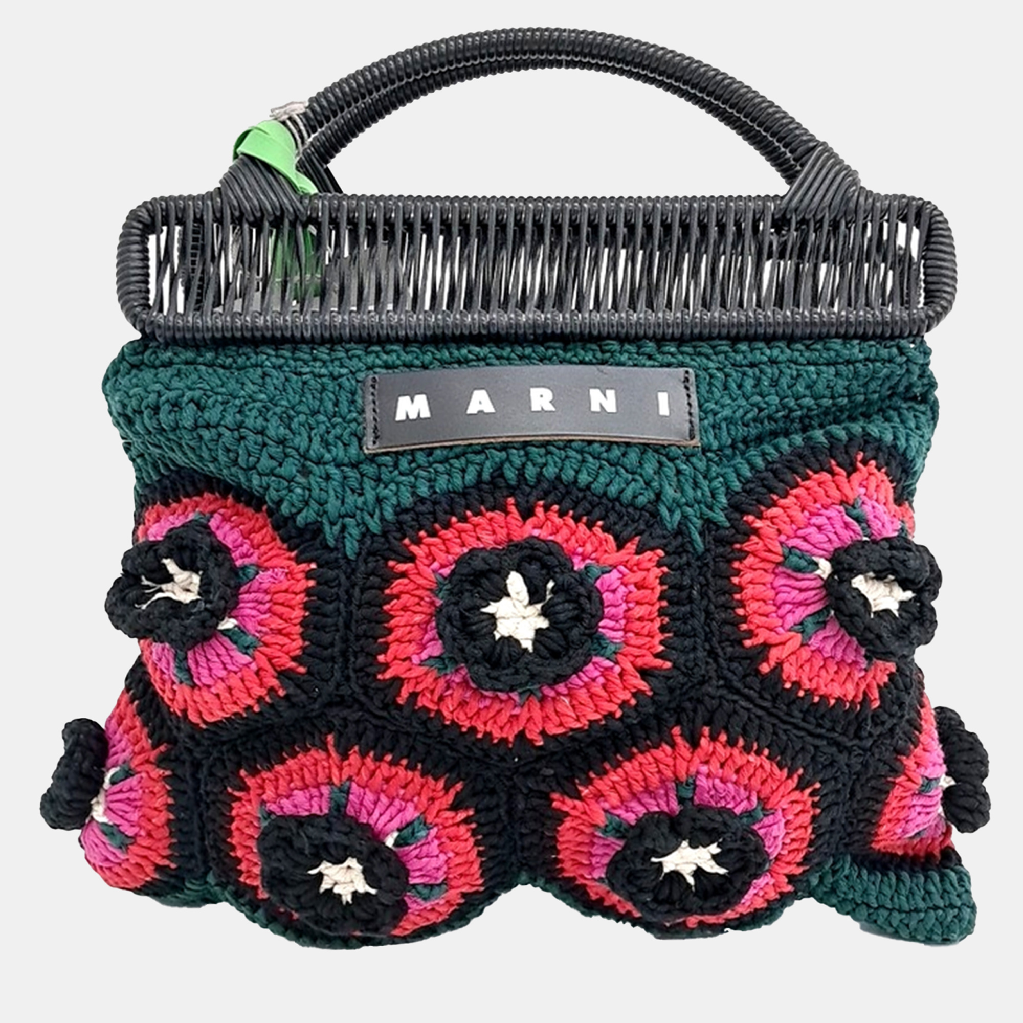 

Marni Multicolor Fabric Knit Market Bag
