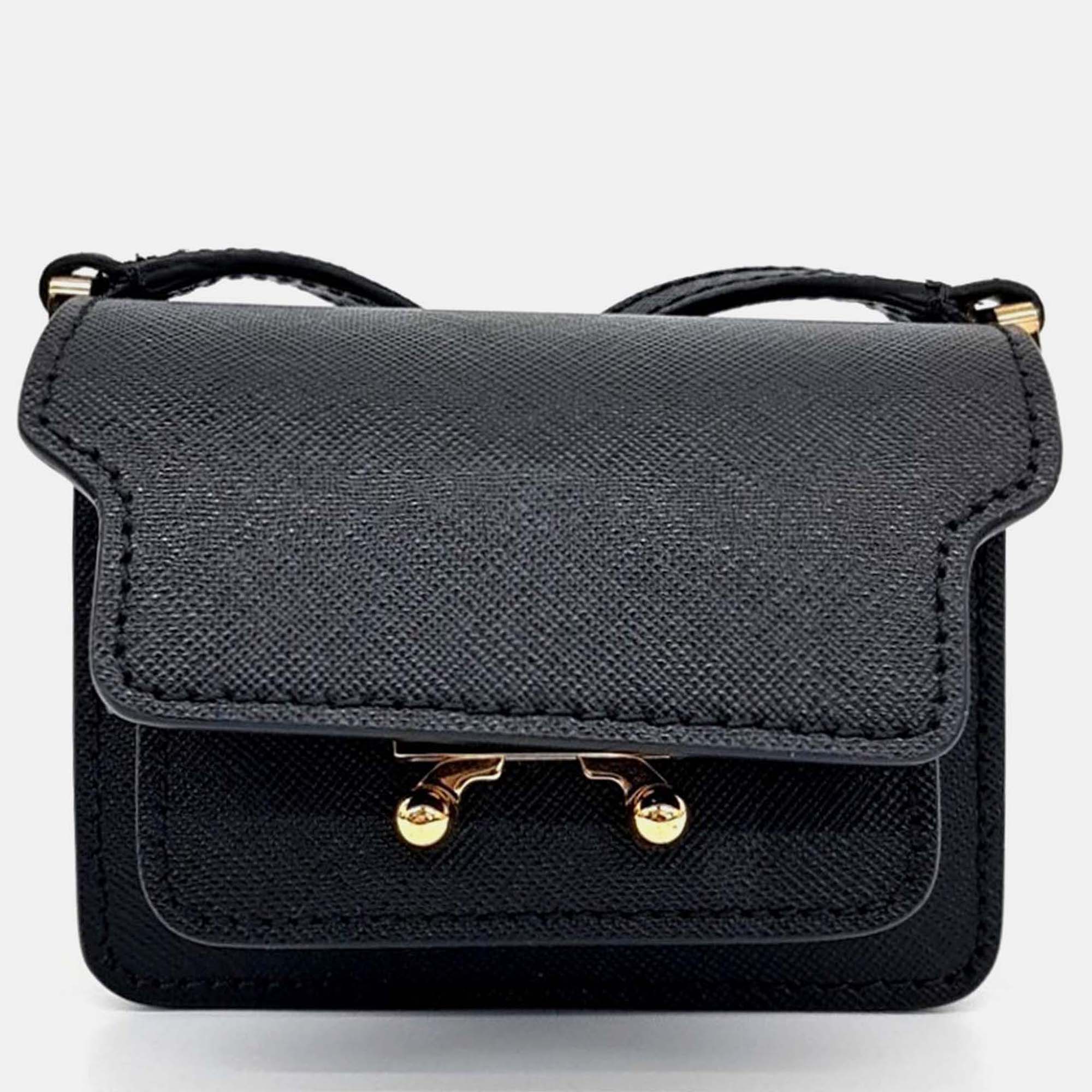 

Marni Nano Trunk Bag, Black