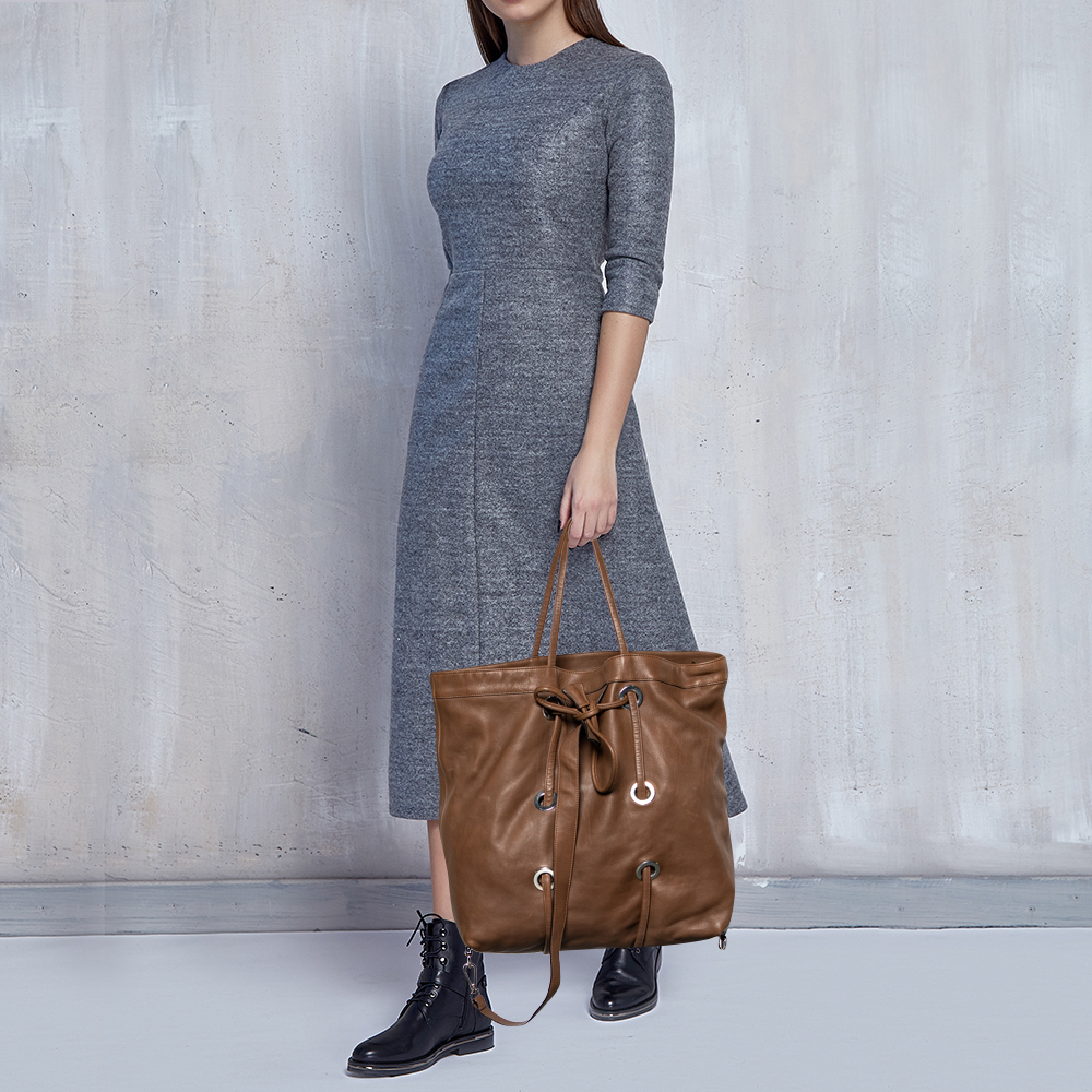 

Marni Brown Leather Tote