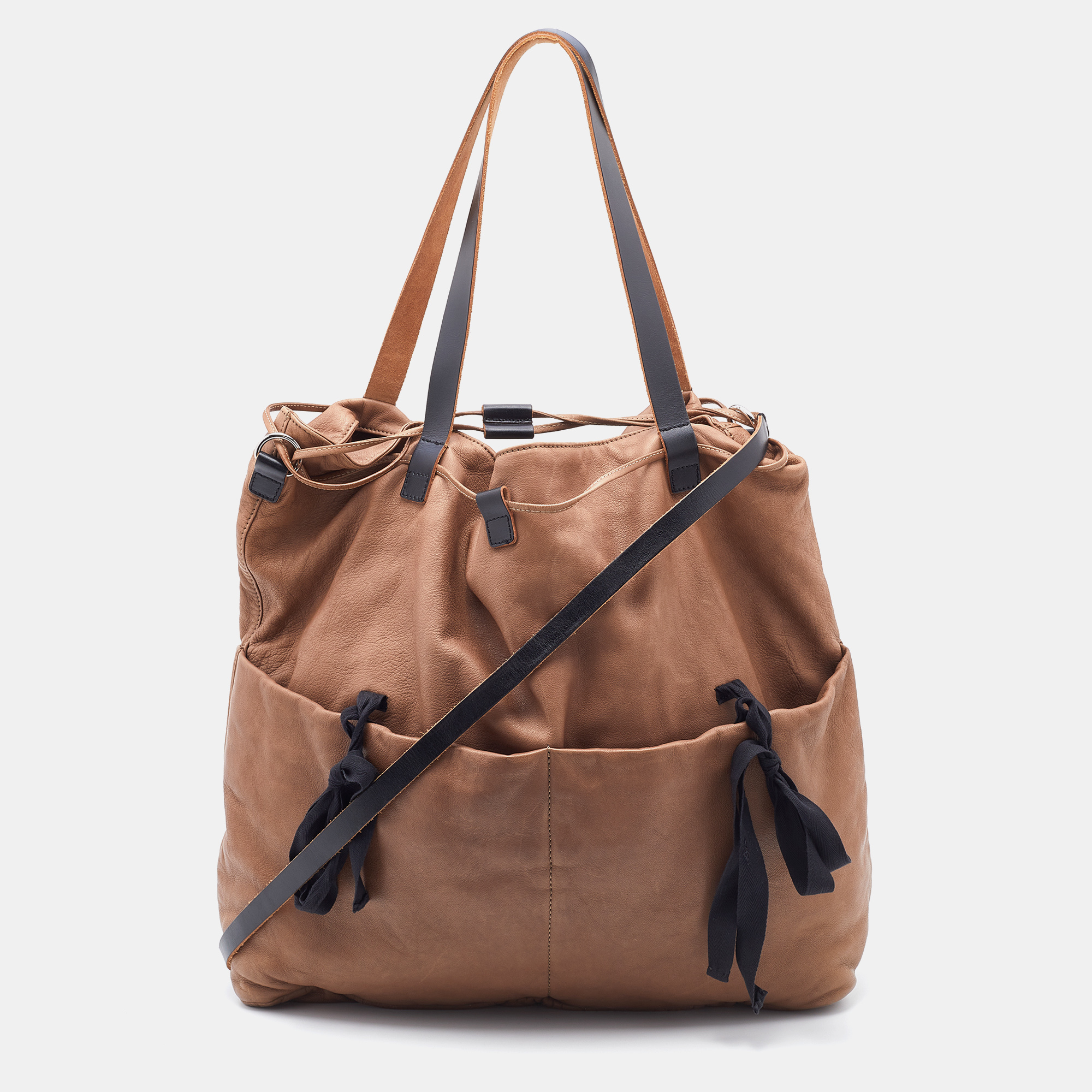 Pre-owned Marni Brown Leather Tote