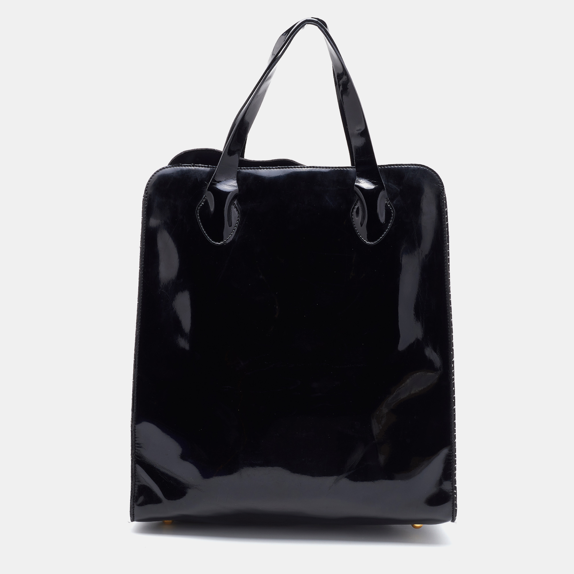 Marni Exclusive Contrast-Panel Leather Trunk Bag SBMPN09U24LV520 Z305N