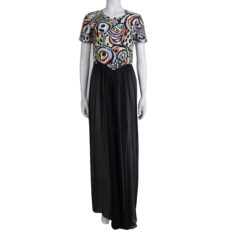 

Matthew Williamson Multicolor Printed Silk Maxi Dress