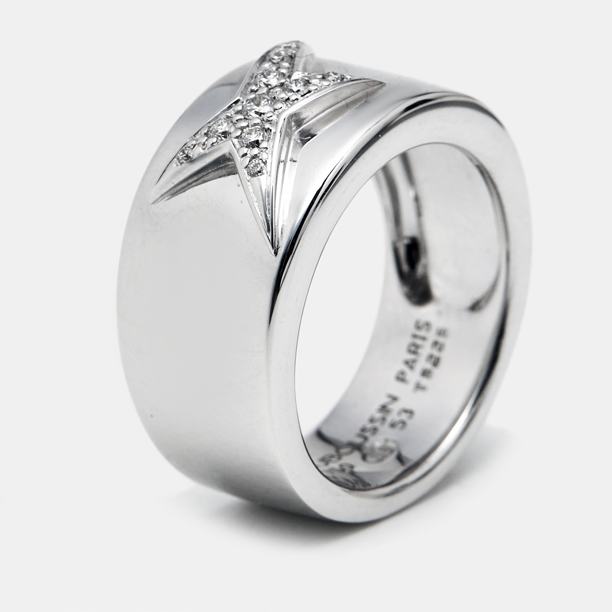 

Mauboussin Divine Star Diamond 18k Yellow Gold Rhodium Plated Ring Size