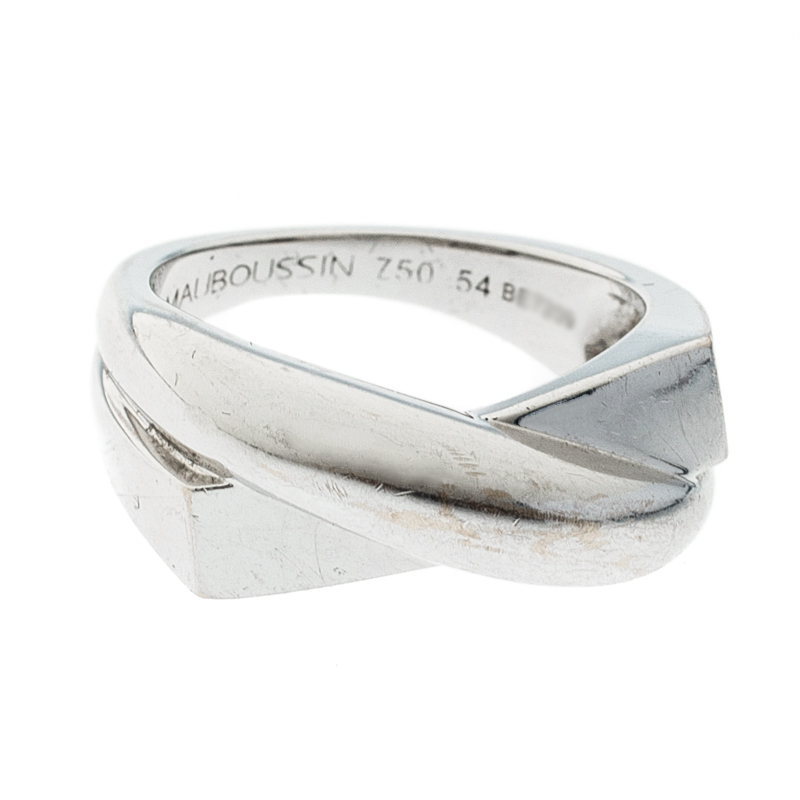 

Mauboussin In Body & Still 18k White Gold Ring Size