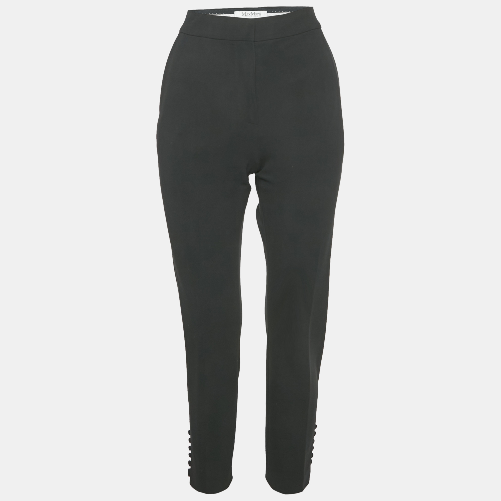

Max Mara Black Crepe Trousers M
