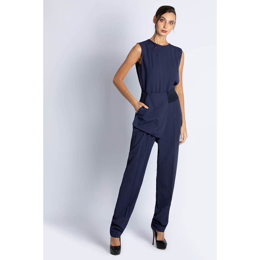 

Max Mara Blue Astice Jumpsuit  (IT 44