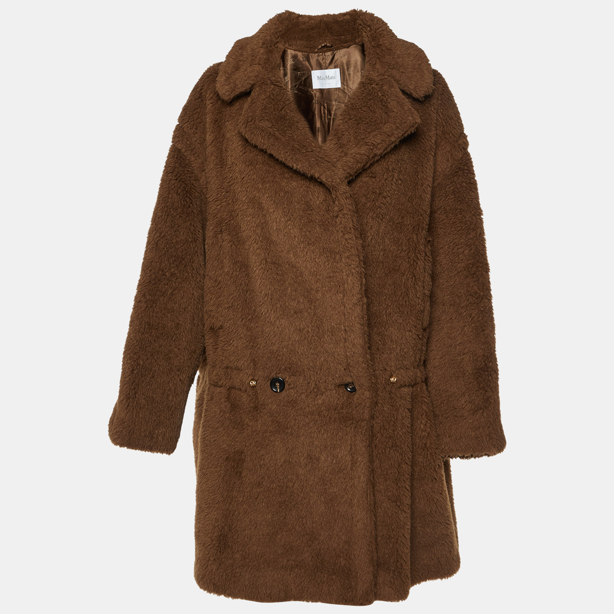 

Max Mara Sfilata Brown Alpaca & Wool Fur Short Coat L