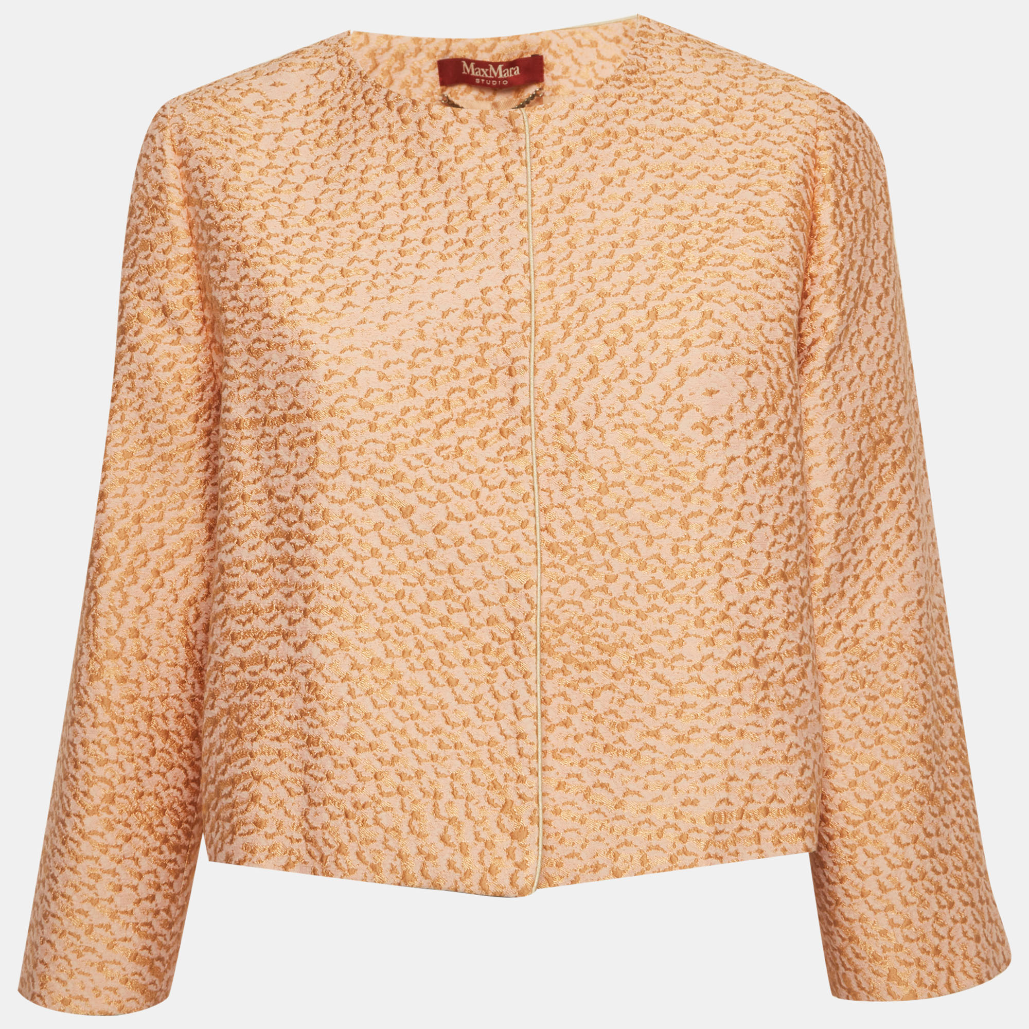 

Max Mara Studio Pink Jacquard Jacket M