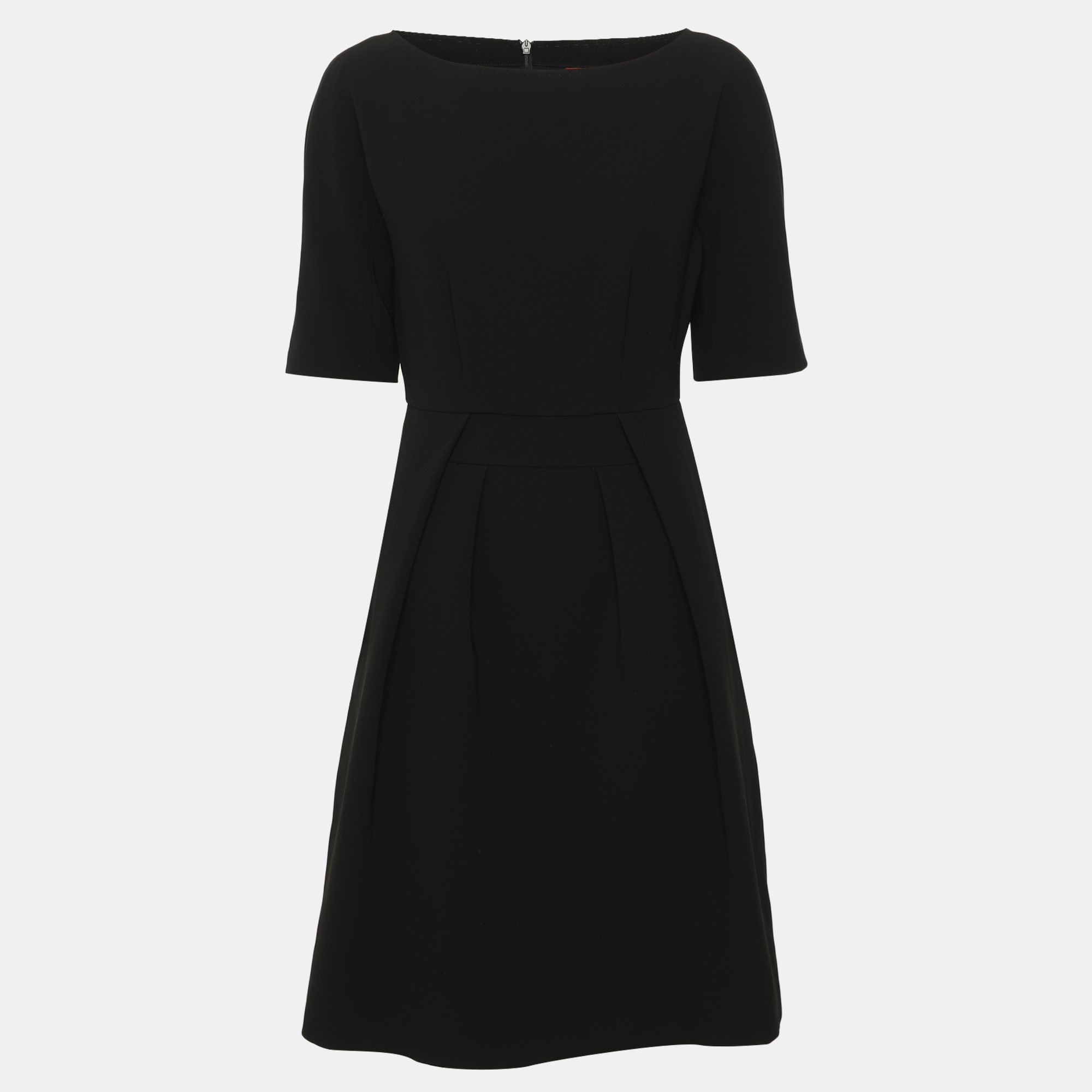 

Max Mara Studio Black Crepe Midi Dress S