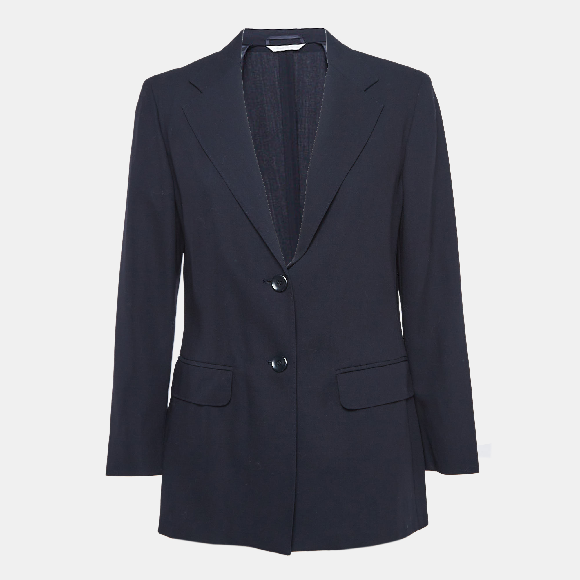 

Max Mara Navy Blue Virgin Wool Blazer M