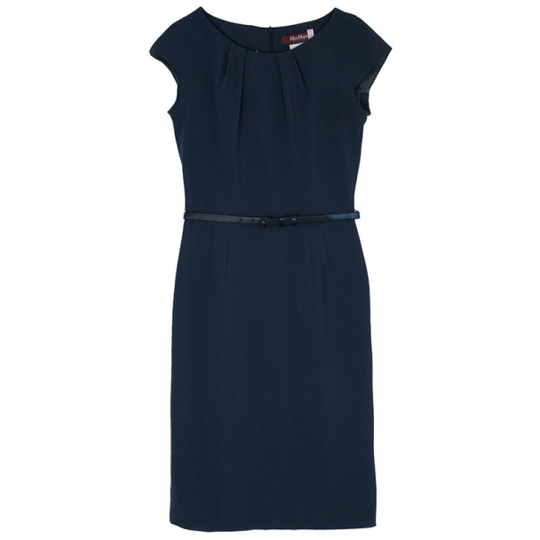 Pre Owned Max Mara Charcoal Fitted Dress S