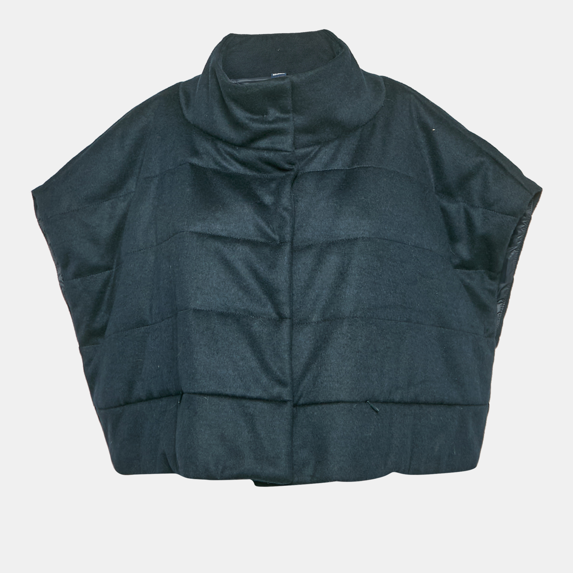 

Max Mara Leisure Navy Blue Wool Blend Sleeveless Down Jacket M