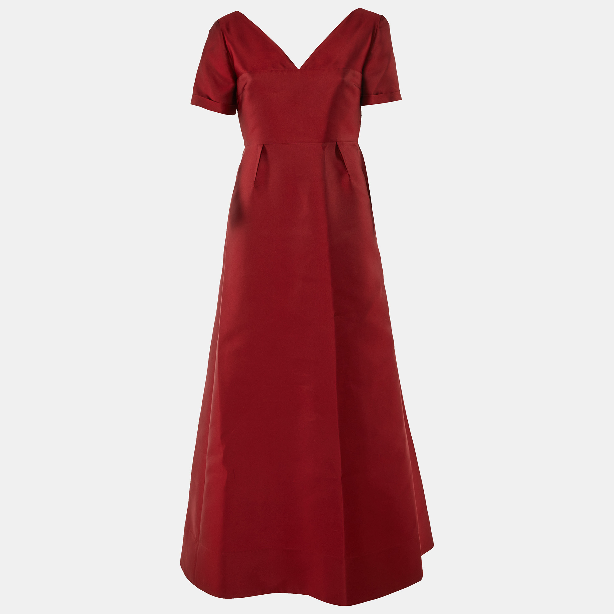 

Max Mara Burgundy Satin Gown L