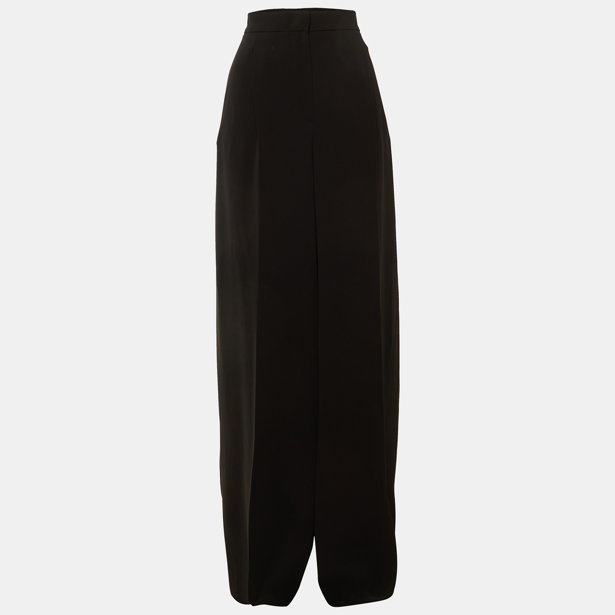 

Max Mara Black Crepe Palazzo Pants L