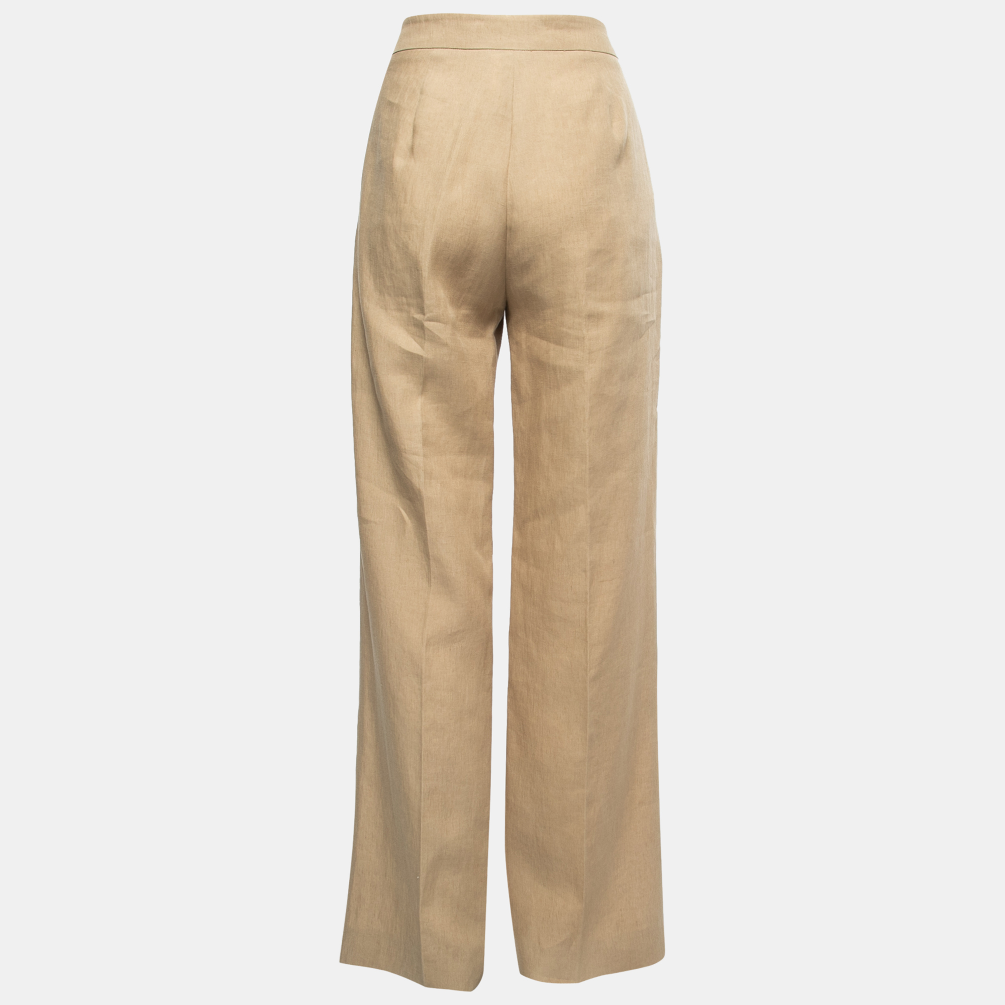 

Max Mara Beige Linen Trousers