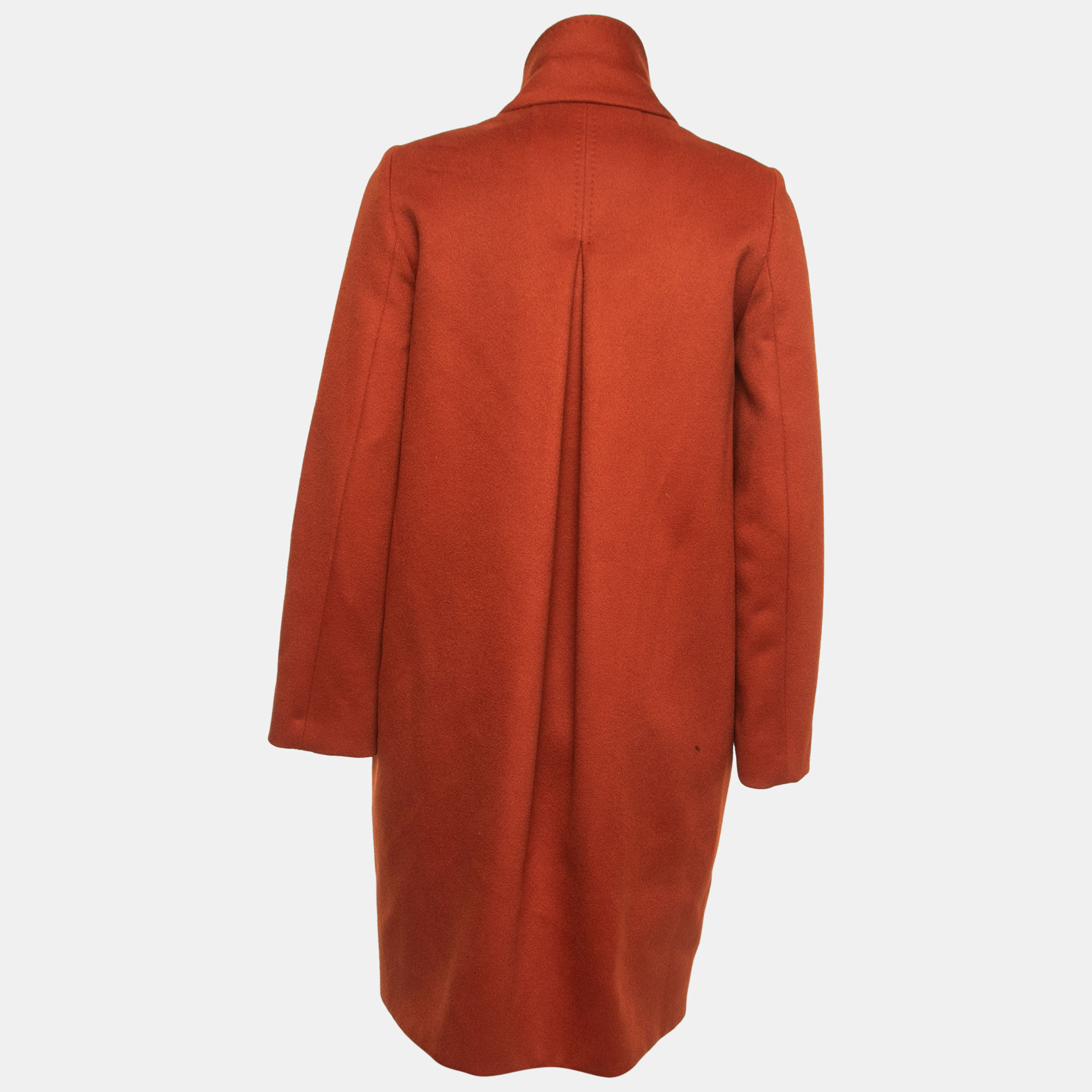 

Max Mara Rust Orange Wool Coat